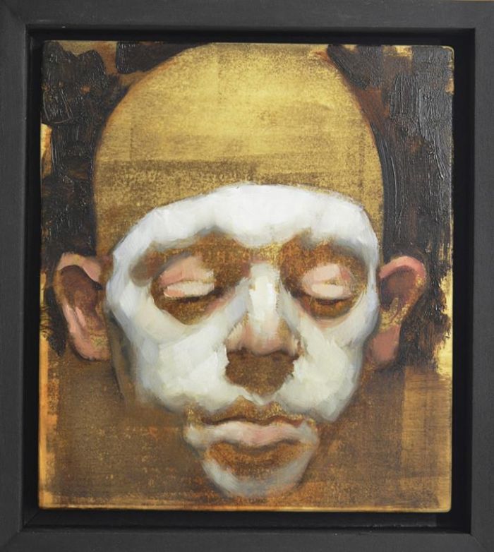贝尼亚特·伊特莱西亚斯 当代油画作品 -  《我的小丑朋友》
