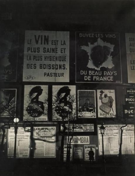 布拉塞 当代摄影作品 -  《无标题,le,vin,est,la,plus,saine,1932》