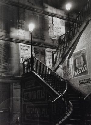 布拉塞的当代艺术作品《回旋楼梯,1934》