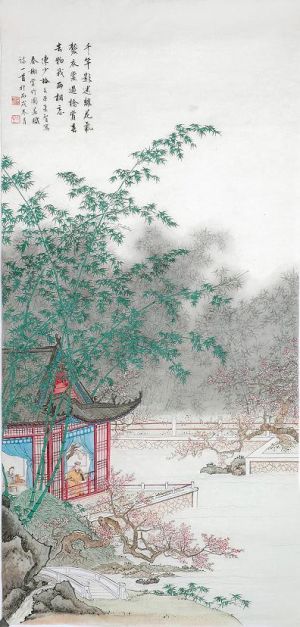 陈长智和林庆萍的当代艺术作品《赏竹春色》