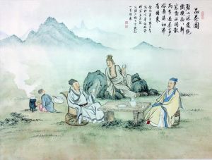 陈长智和林庆萍的当代艺术作品《品茶》