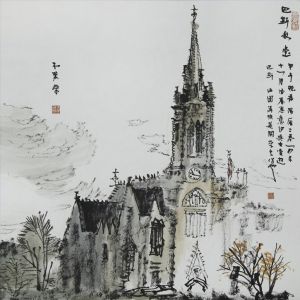 陈航的当代艺术作品《巴斯教堂》