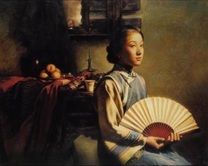陈宏庆的当代艺术作品《折纸扇》