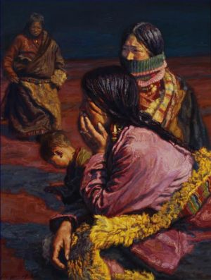 当代油画 - 《三藏人》