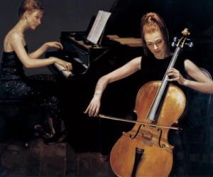 当代油画 - 《二重奏,1989》