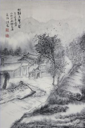 迟佳宏的当代艺术作品《宁静的村庄里欢快的鸟鸣声》