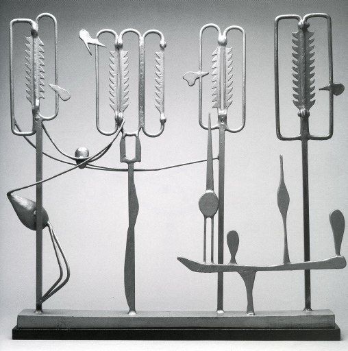 大卫·史密斯 当代雕塑作品 -  《古老的家族,1945》