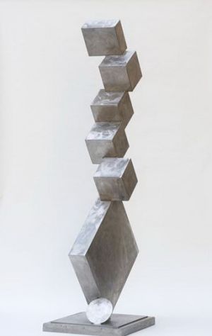 大卫·史密斯的当代艺术作品《一号立方体,1963》