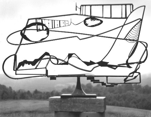 大卫·史密斯作品《哈德逊河风景,1951》