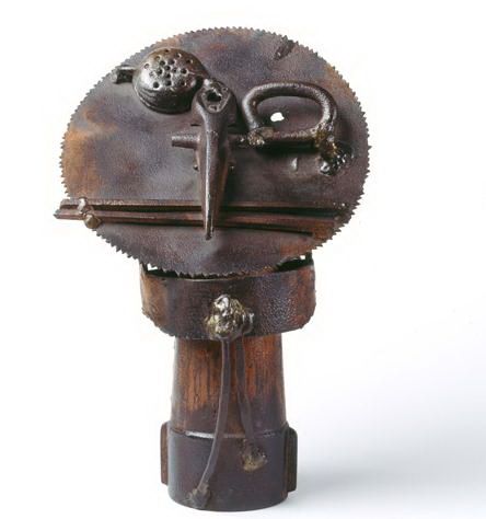 大卫·史密斯 当代雕塑作品 -  《锯片做的头,1933》