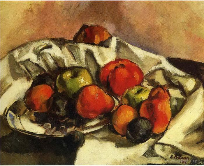 迭戈·里维拉 当代油画作品 -  《静物,1918》