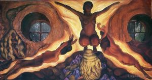 迭戈·里维拉的当代艺术作品《地下力量,1927》