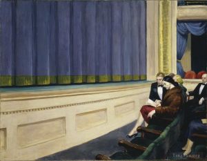 爱德华·霍普的当代艺术作品《第一排乐团》