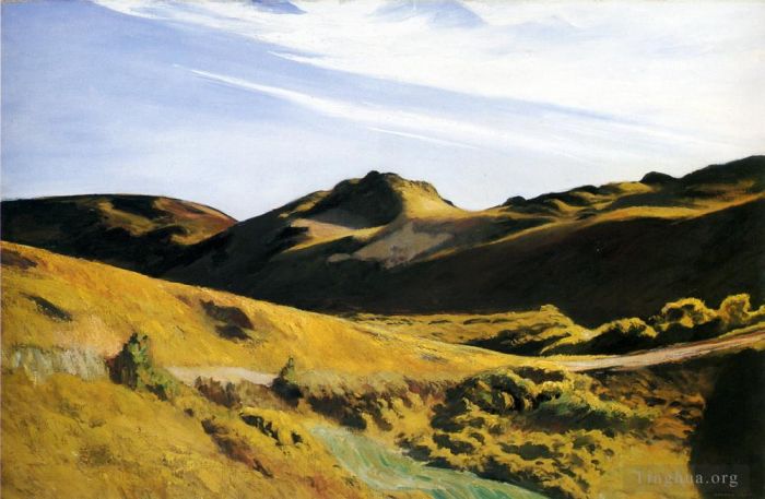 爱德华·霍普 当代油画作品 -  《骆驼的驼峰》