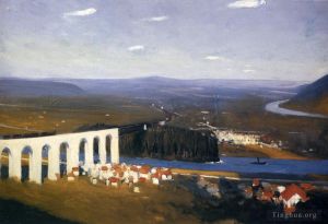 爱德华·霍普的当代艺术作品《塞纳河谷》
