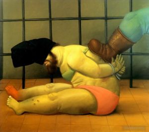 费尔南多·波特罗的当代艺术作品《阿布格莱布监狱,60》