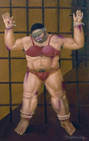 费尔南多·波特罗的当代艺术作品《阿布格莱布监狱》