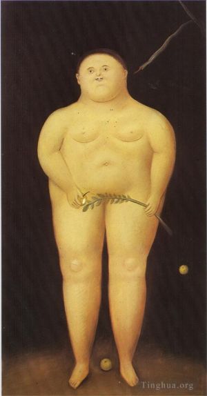 费尔南多·波特罗的当代艺术作品《亚当和夏娃亚当》