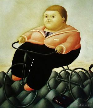 费尔南多·波特罗的当代艺术作品《自行车》