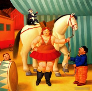 费尔南多·波特罗的当代艺术作品《马戏团》