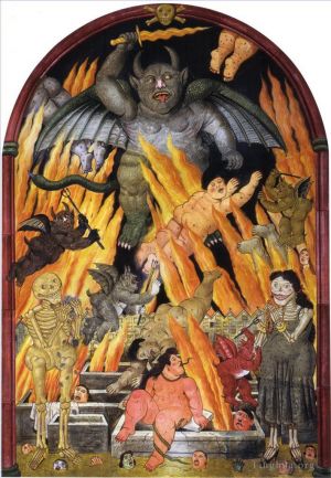 费尔南多·波特罗的当代艺术作品《地狱之门》