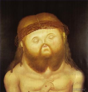 当代油画 - 《基督的头》