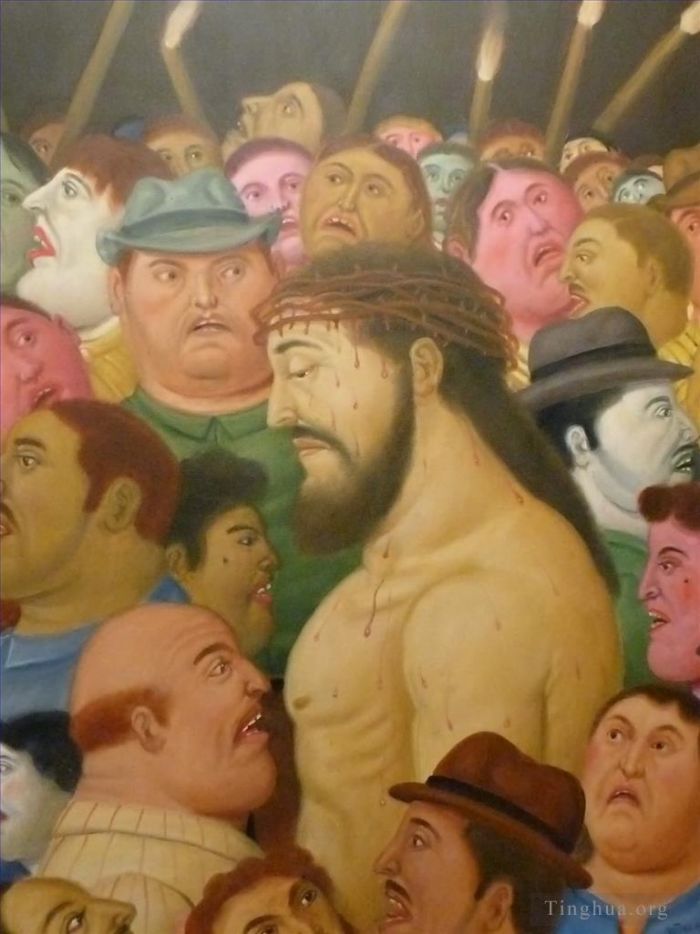 费尔南多·波特罗 当代油画作品 -  《耶稣》