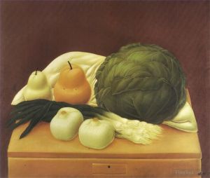 费尔南多·波特罗的当代艺术作品《厨房表2》