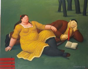 费尔南多·波特罗的当代艺术作品《性感美女》