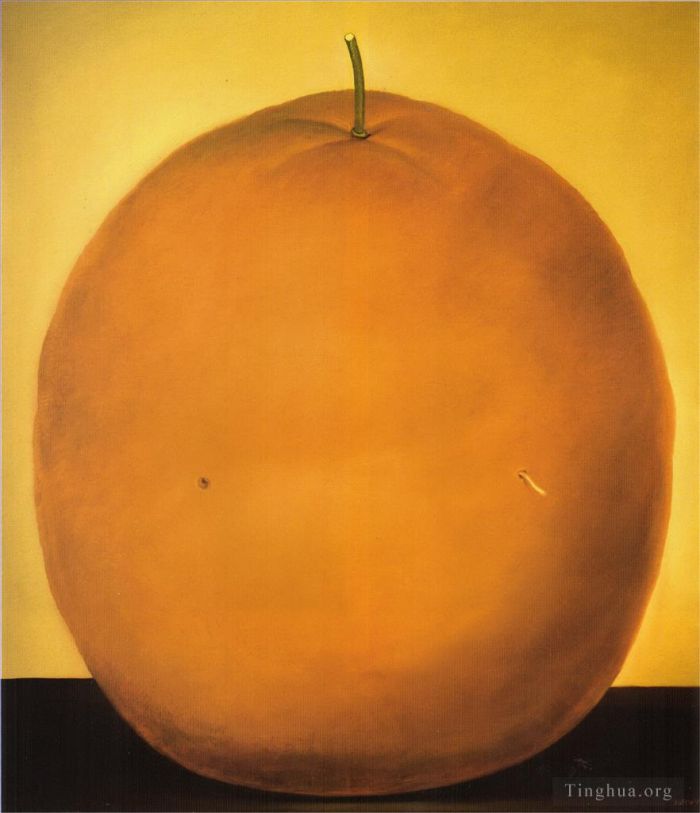 费尔南多·波特罗 当代油画作品 -  《橙2》