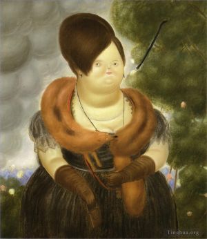 费尔南多·波特罗的当代艺术作品《第一夫人》