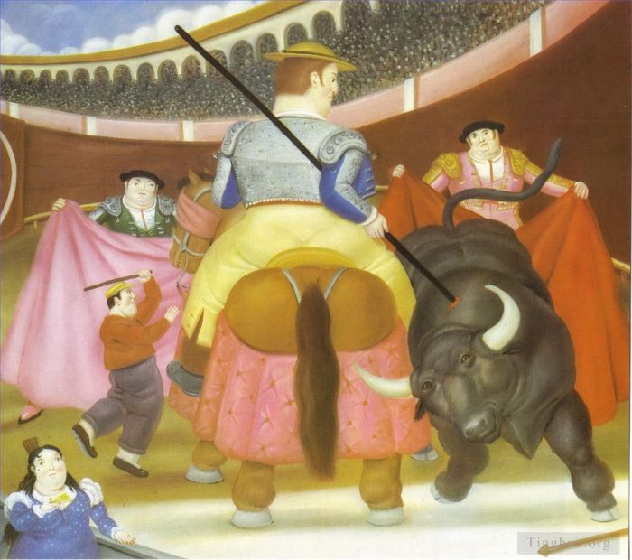 费尔南多·波特罗 当代油画作品 -  《异食癖》