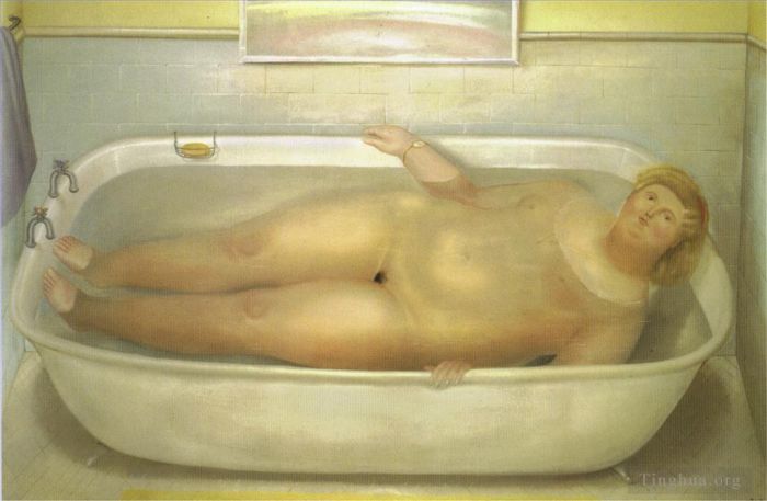 费尔南多·波特罗 当代油画作品 -  《向博纳尔3致敬》