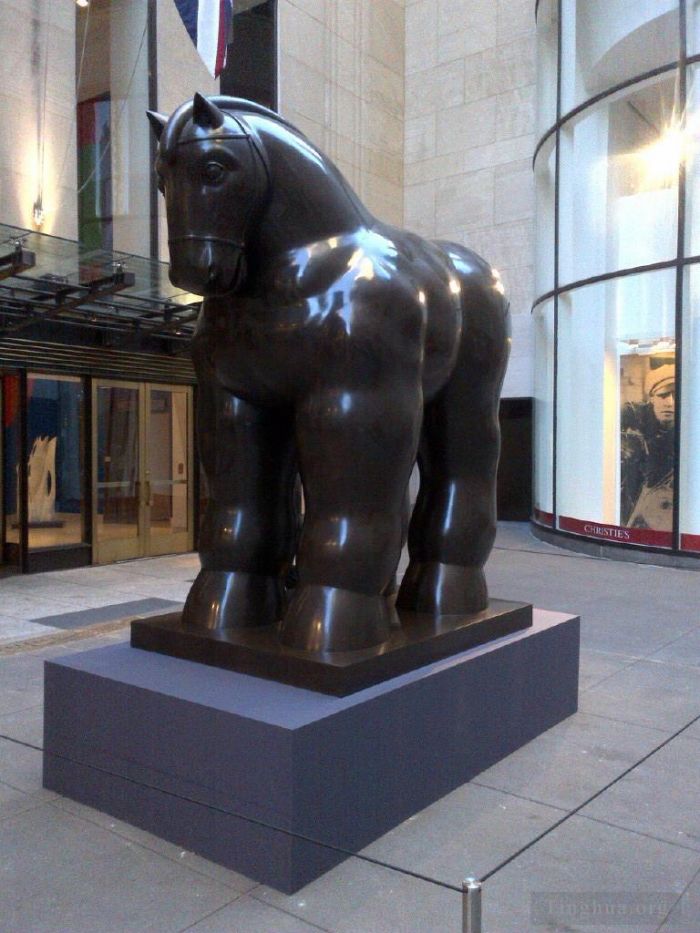 费尔南多·波特罗 当代雕塑作品 -  《马3》