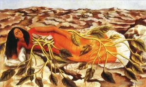 弗里达·卡罗的当代艺术作品《根源》