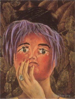 弗里达·卡罗的当代艺术作品《面具》
