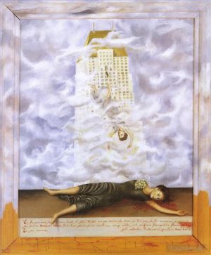 弗里达·卡罗的当代艺术作品《多萝西·黑尔的自杀》