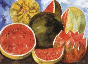 弗里达·卡罗的当代艺术作品《西瓜万岁》