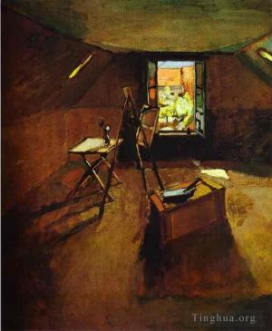亨利·马蒂斯的当代艺术作品《檐下画室,1903》