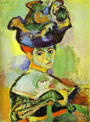 当代油画 - 《戴帽子的女人,1905》
