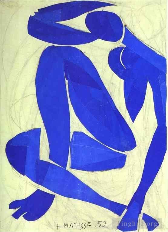 亨利·马蒂斯 当代各类绘画作品 -  《蓝色裸体IV》