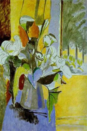 亨利·马蒂斯的当代艺术作品《阳台上的花束,191213》