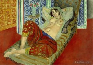 亨利·马蒂斯的当代艺术作品《红色裙裤宫女,1921》