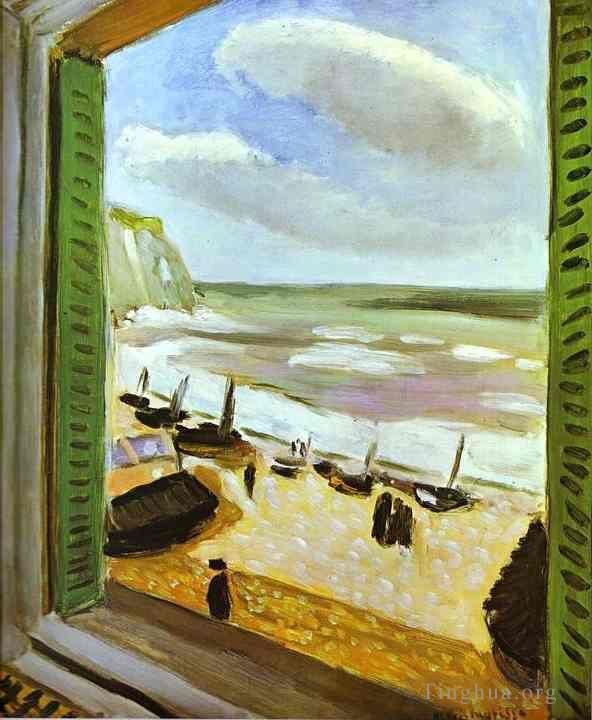 亨利·马蒂斯 当代各类绘画作品 -  《打开窗户》