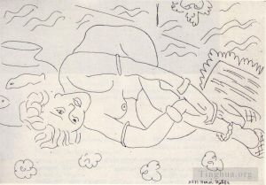 亨利·马蒂斯的当代艺术作品《倒置裸体研究》