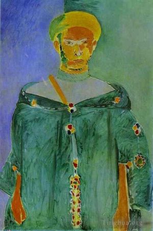 亨利·马蒂斯的当代艺术作品《绿衣摩洛哥人,1912》