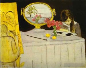 亨利·马蒂斯的当代艺术作品《绘画课1919》