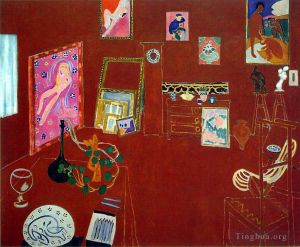 亨利·马蒂斯的当代艺术作品《红色工作室》
