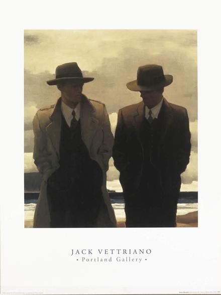 杰克·维特里亚诺 当代油画作品 -  《业余哲学家》