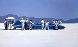 杰克·维特里亚诺的当代艺术作品《博纳维尔的蓝鸟》